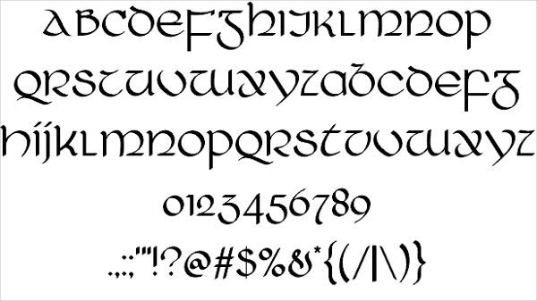 Free gaelic fonts for mac
